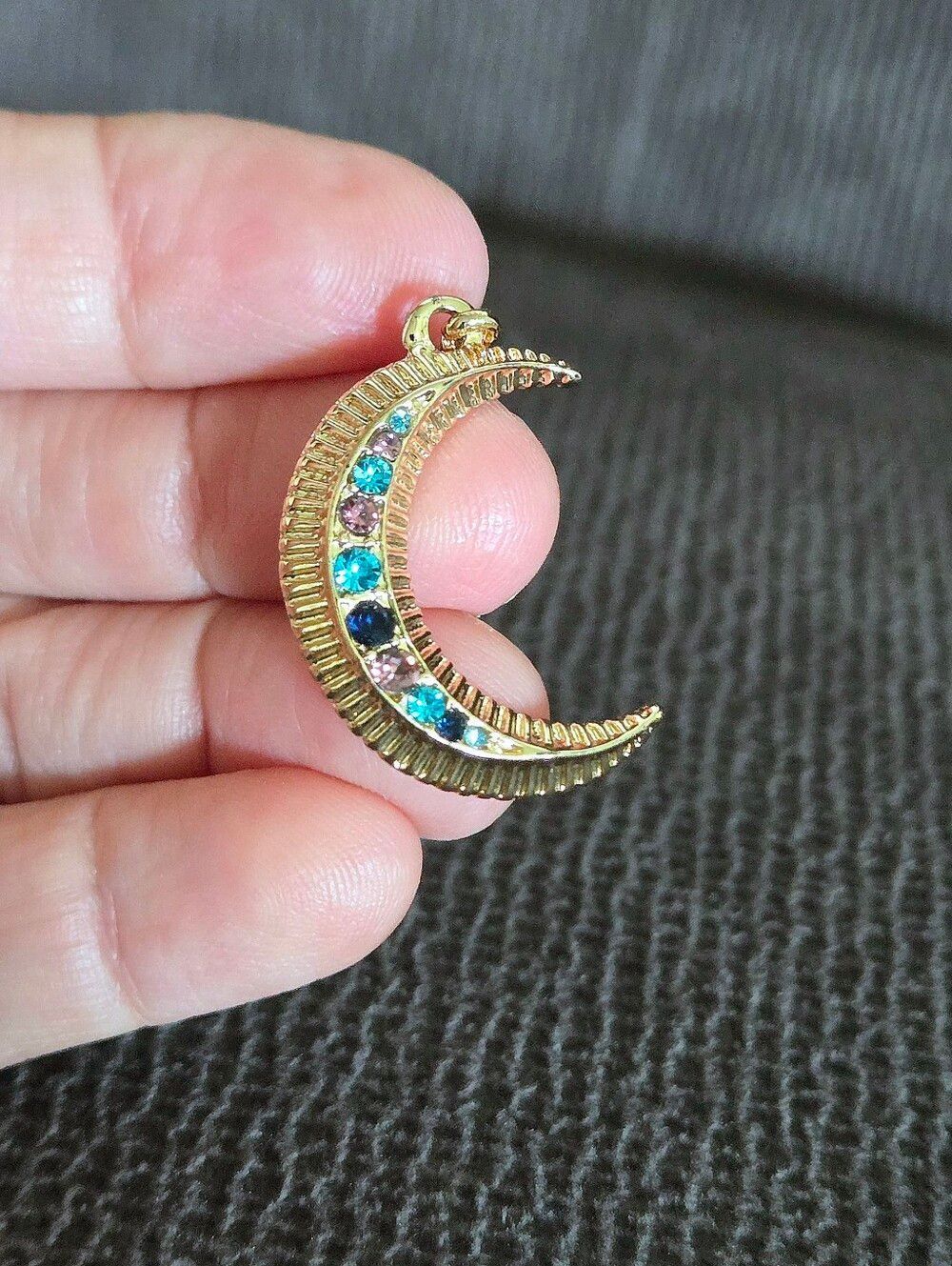 Arm💪 Candy🍭 by Eye👁️ Candy🍬 Los Angeles Moon🌙 and Star⭐ Dangle Earrings - Picture 3 of 15